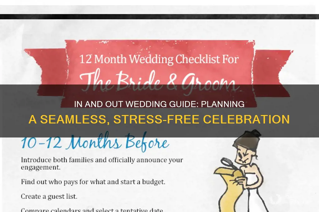 how to do in and out wedding