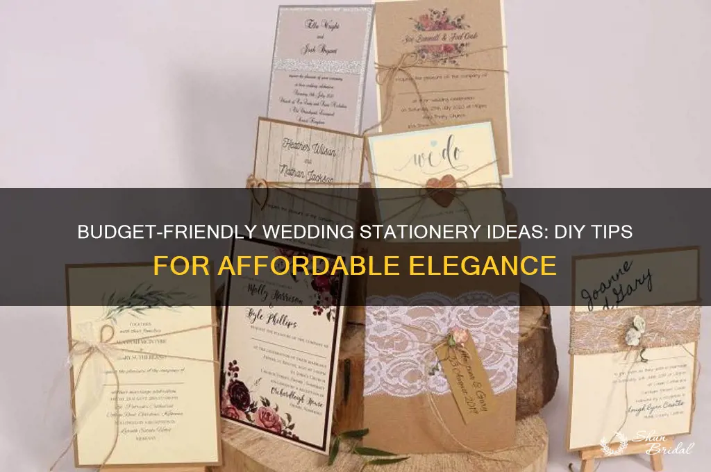 how to do inexpenisve wedding stationary