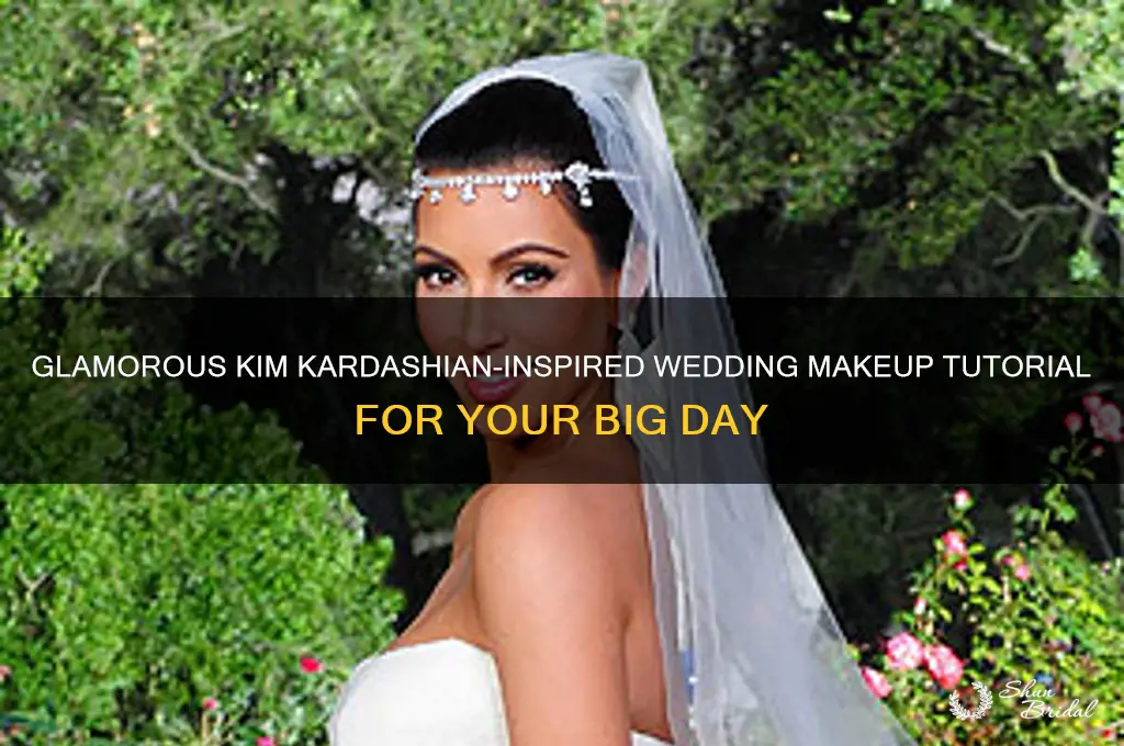 how to do kim kardashian wedding makeup