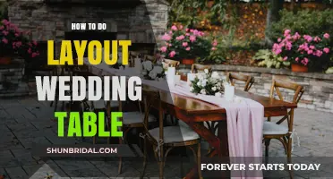 Elegant Wedding Table Layout: Tips for a Perfect Reception Setup