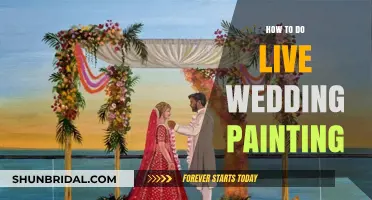 Mastering Live Wedding Painting: Tips, Techniques, and Creative Insights