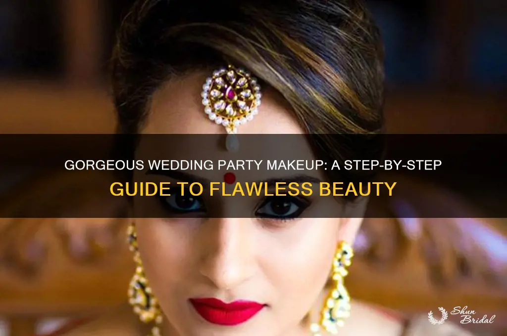 how to do makeup for wedding party step by step