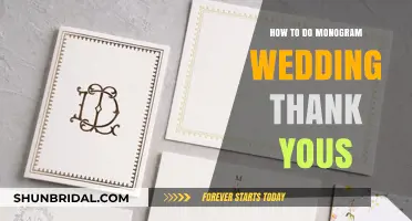 Elegant Monogram Wedding Thank You Notes: A Step-by-Step Guide
