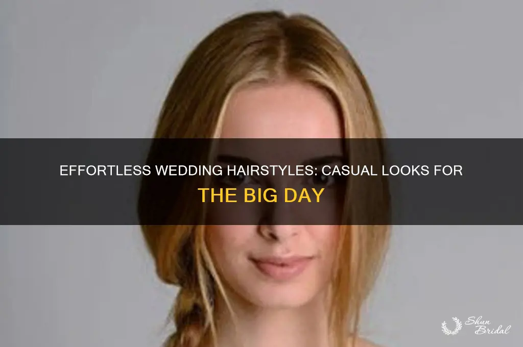 how to do my hair for a casual wedding
