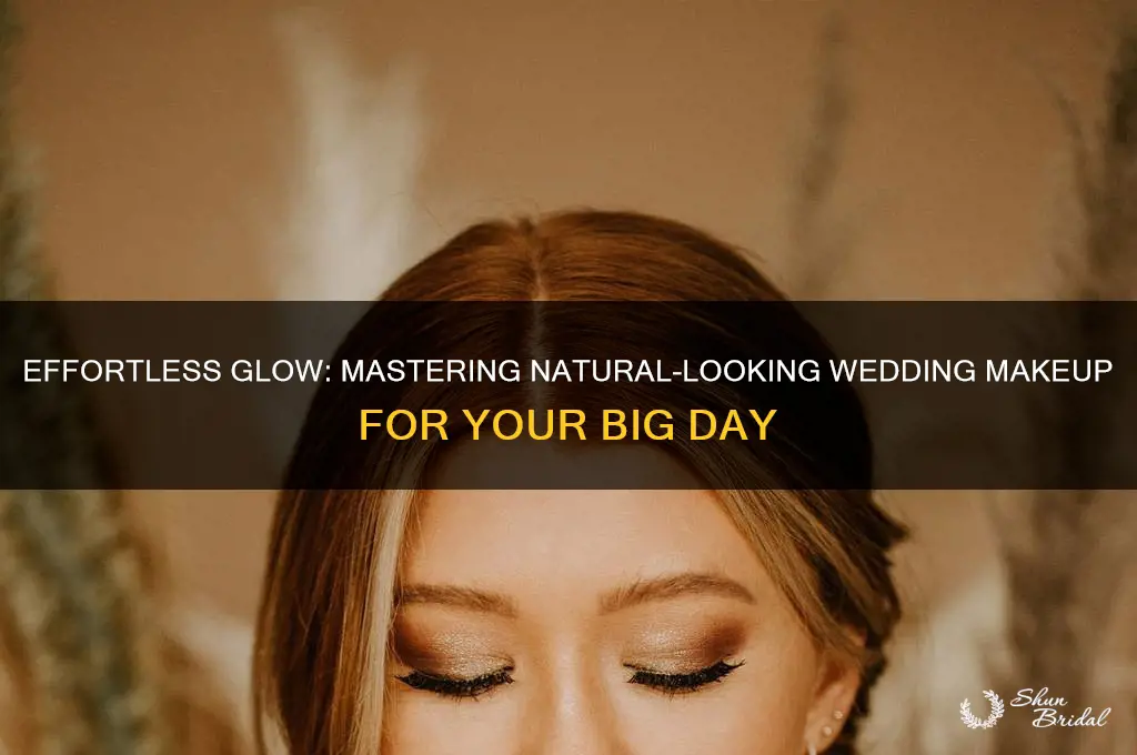 how to do natural looking wedding makeup