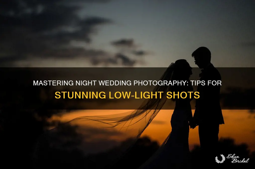 how to do night wedding photography