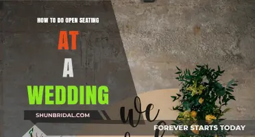 Creative Open Seating Ideas for a Stress-Free Wedding Reception