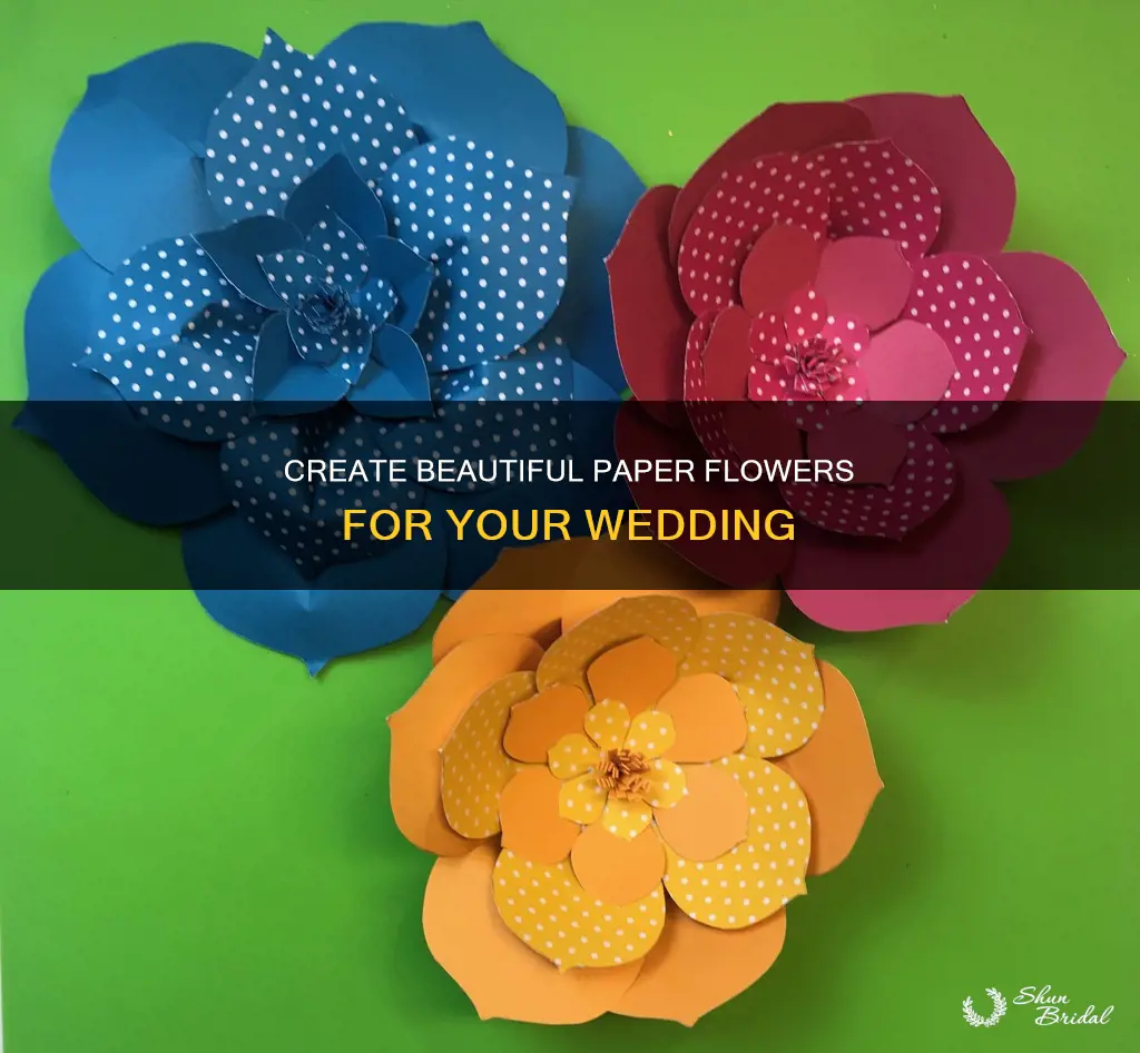 how to do paper flowers for weddings
