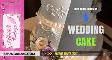 Elegant Piping Techniques: Crafting Stunning Wedding Cake Decorations