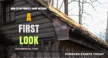 Intimate Private Vows: Creative Ways to Exchange Without a First Look