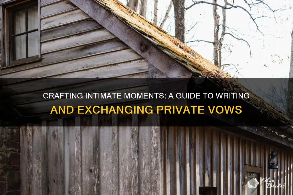 how to do private vows