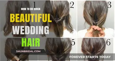 Effortless Wedding Hair: Quick, Stunning Styles for Your Big Day