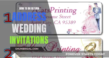 Guide to Addressing Return Addresses on Wedding Invites