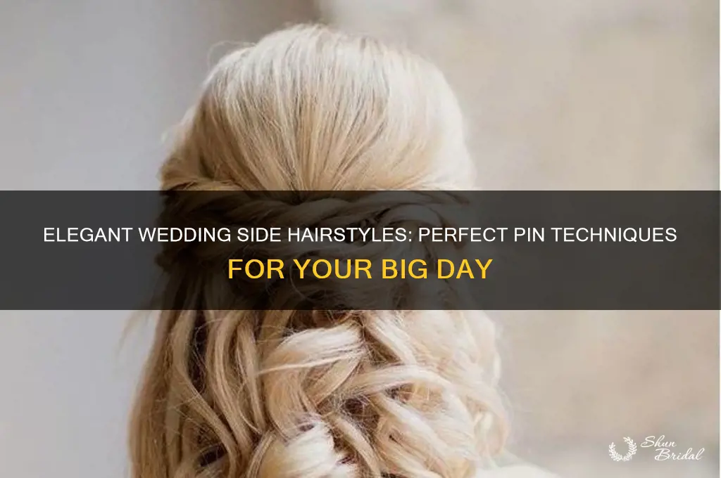 how to do side hairstyles for wedding pins