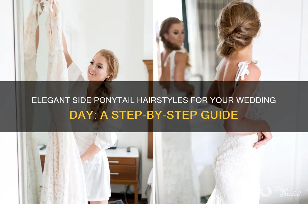 how to do side ponytail hairstyles for wedding