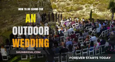 Perfect Outdoor Wedding Sound: Tips for Clear, Crisp Audio Setup