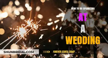 Sparkling Wedding Exit: A Guide to Safe and Magical Sparkler Send-Offs
