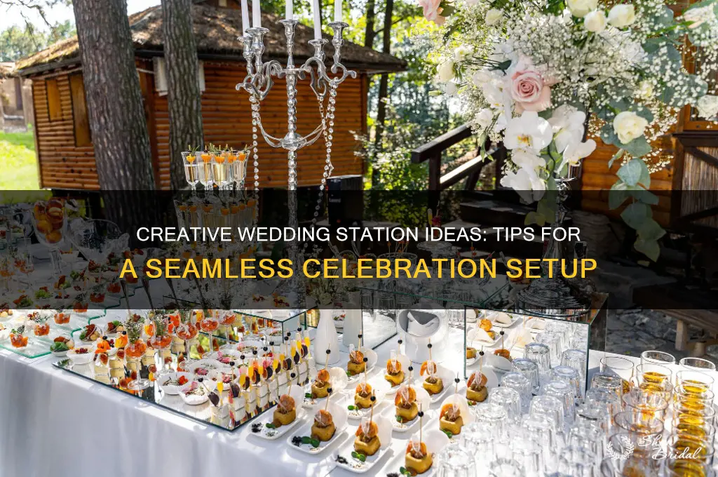how to do stations at a wedding