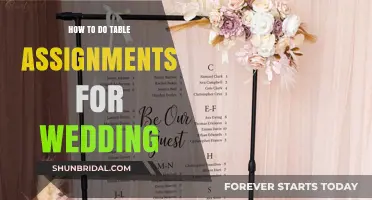 Mastering Wedding Table Assignments: Tips for a Seamless Reception Layout