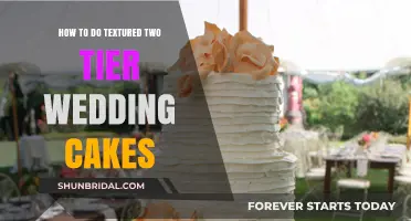 Master the Art of Textured Two-Tier Wedding Cakes: A Step-by-Step Guide