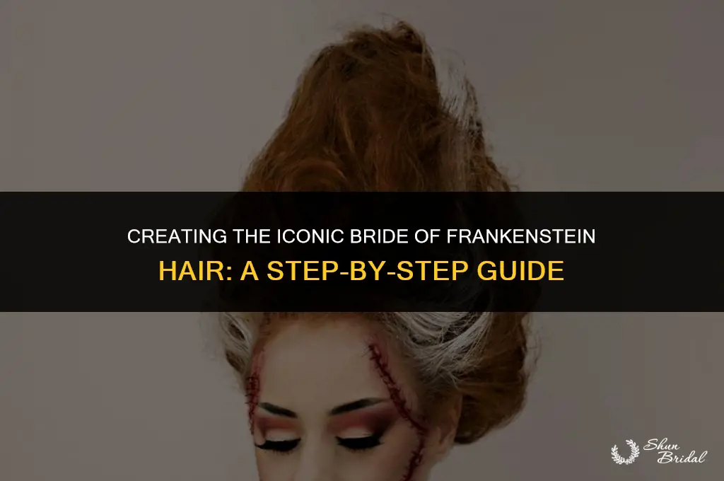 how to do the bride of frankenstein hair