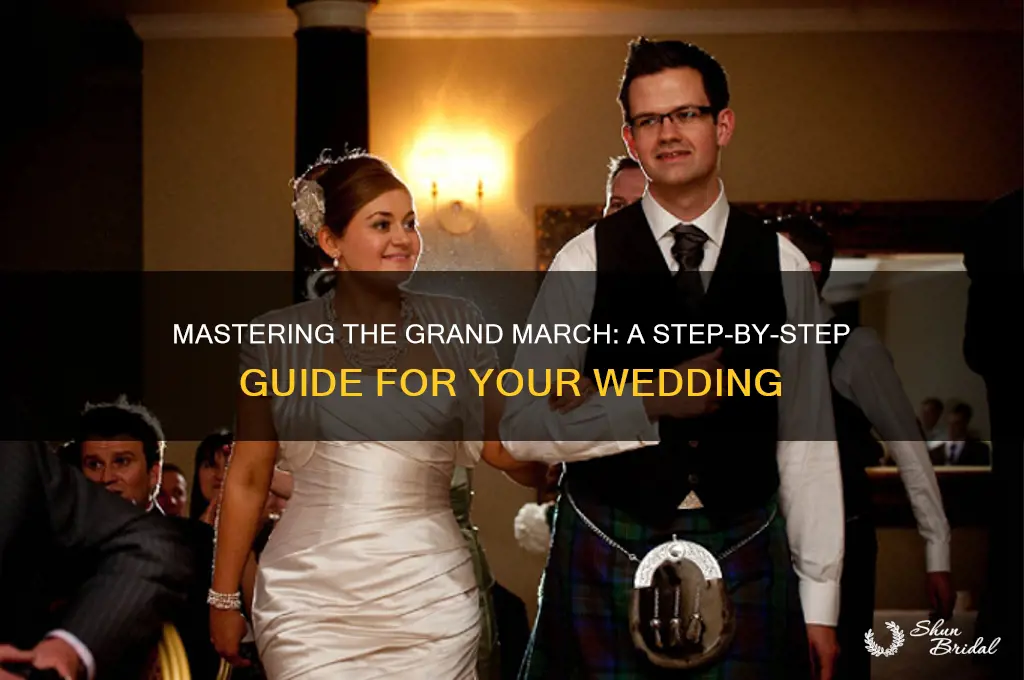 how to do the grand march at a wedding