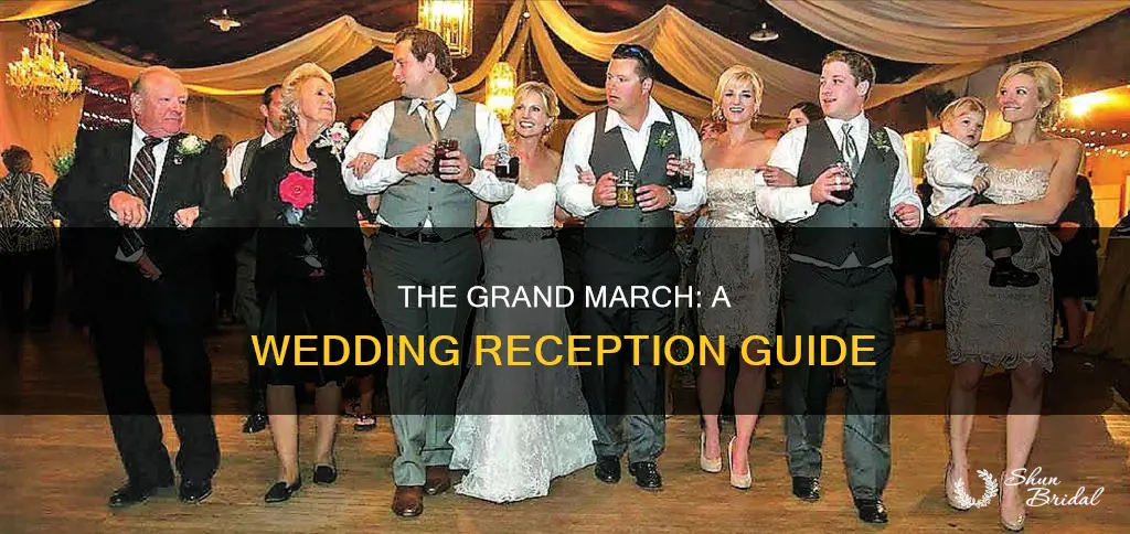 how to do the grandmarch at wedding receptions
