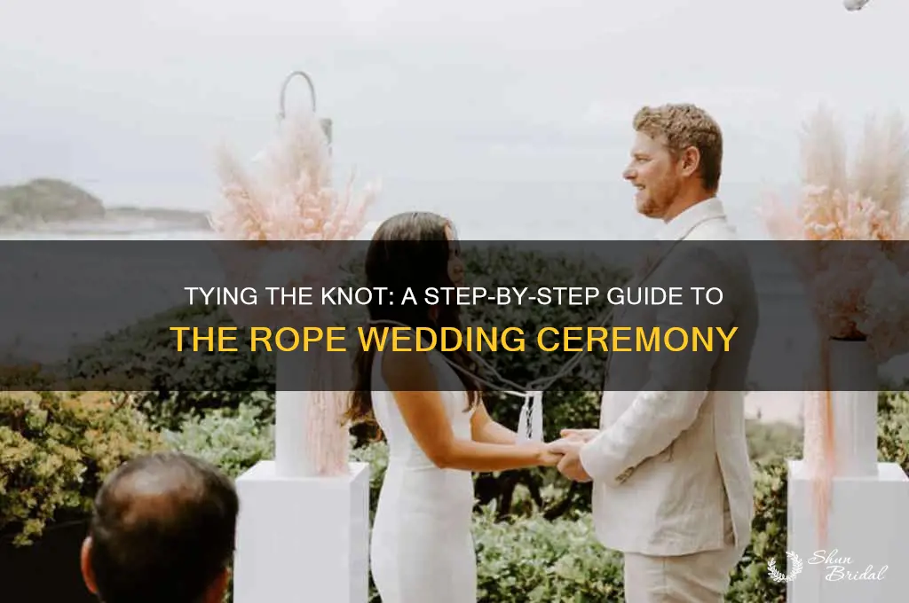 how to do the rope wedding ceremony