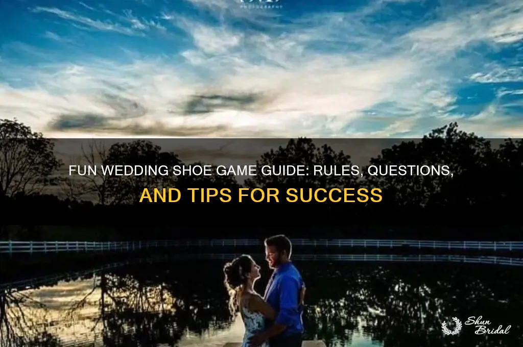 how to do the shoe game at a wedding