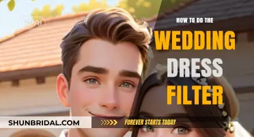 Try the Wedding Dress Filter: Creative Steps