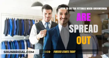 Coordinating Tux Fittings for Groomsmen Across Different Locations