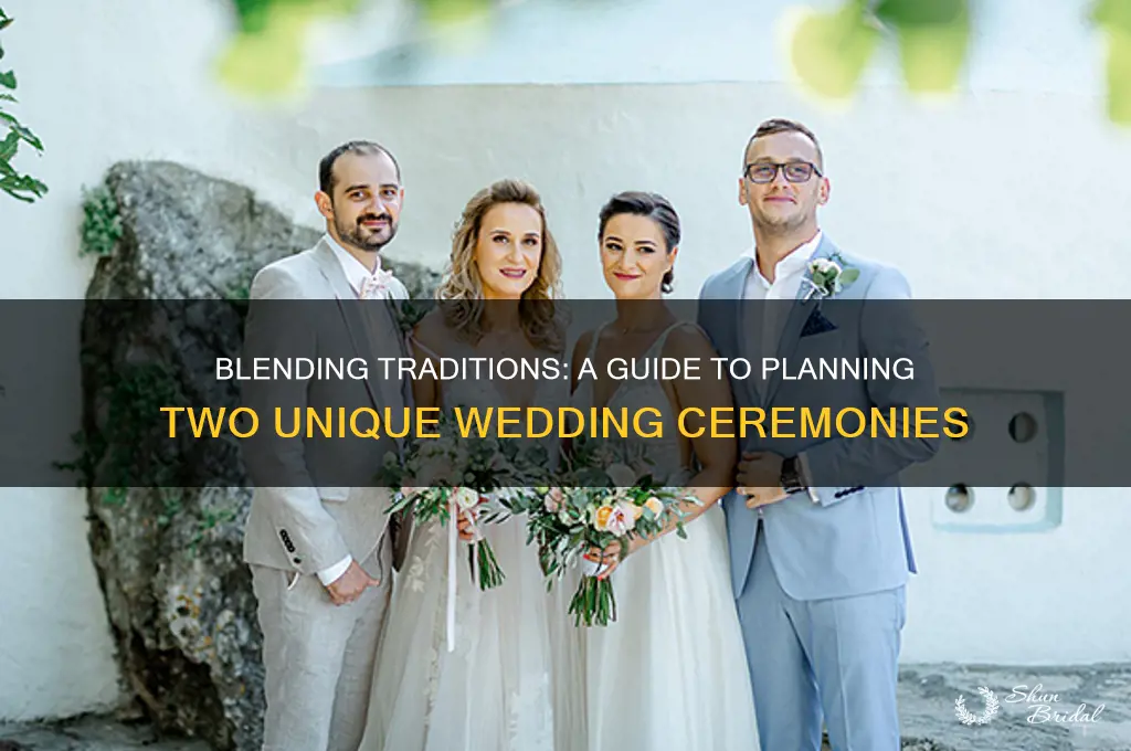 how to do two wedding ceremonies