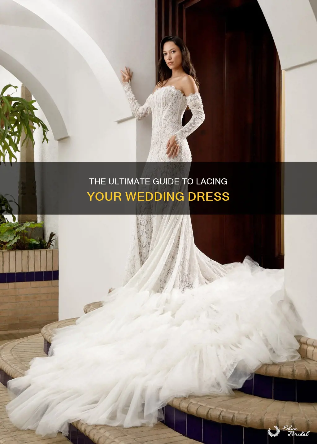 how to do up a lace wedding dress
