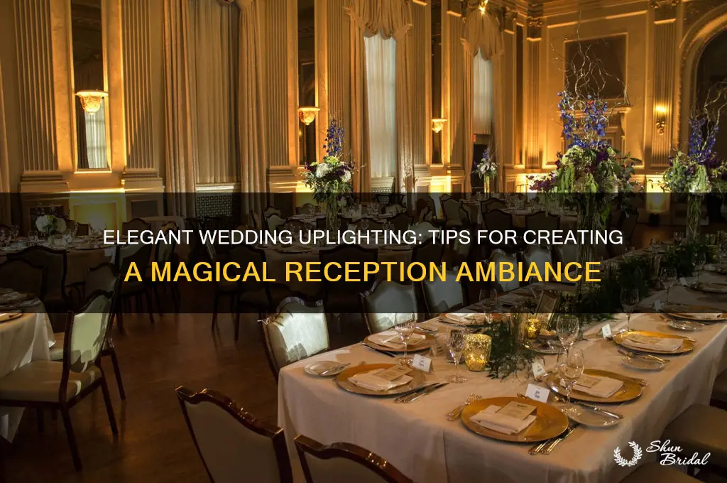 how to do uplighting for wedding