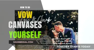 DIY Vow Canvases: Crafting Personalized Wedding Art at Home