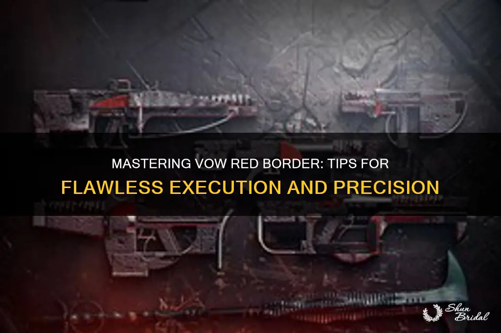 how to do vow red border