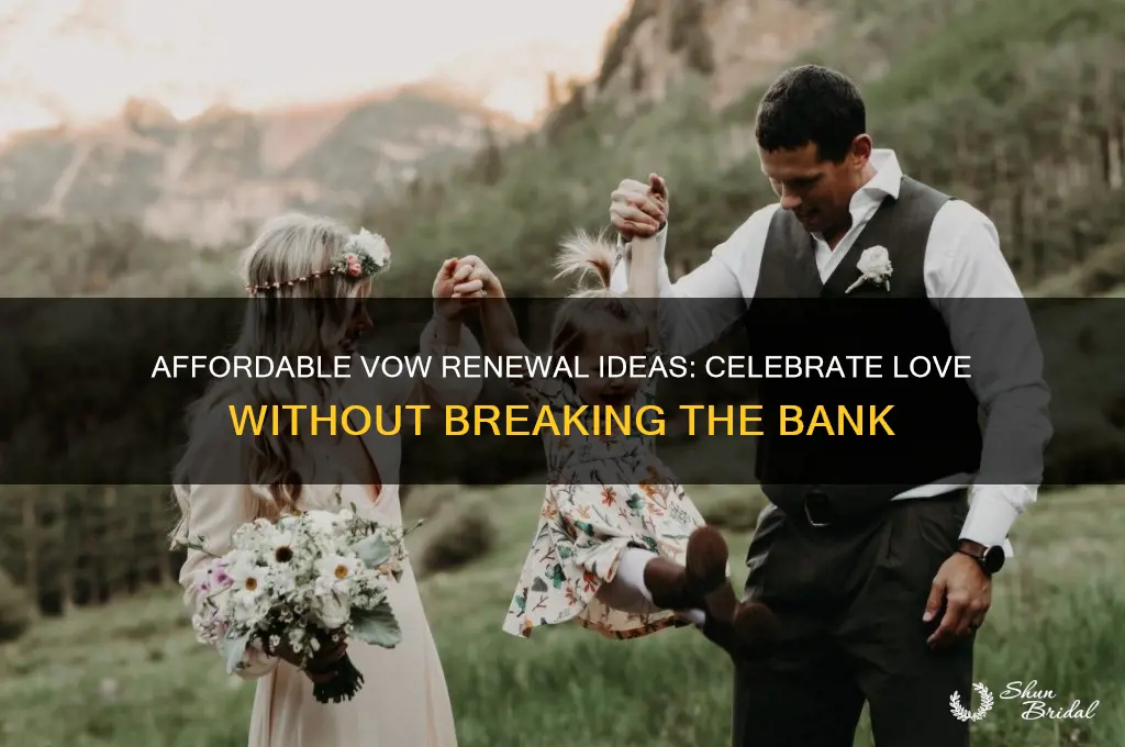 how to do vow renewal on a budget