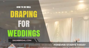 Elegant Wall Draping Ideas for Stunning Wedding Decorations