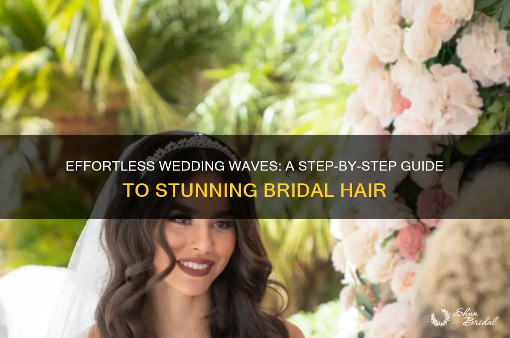 how to do wavy hair for wedding