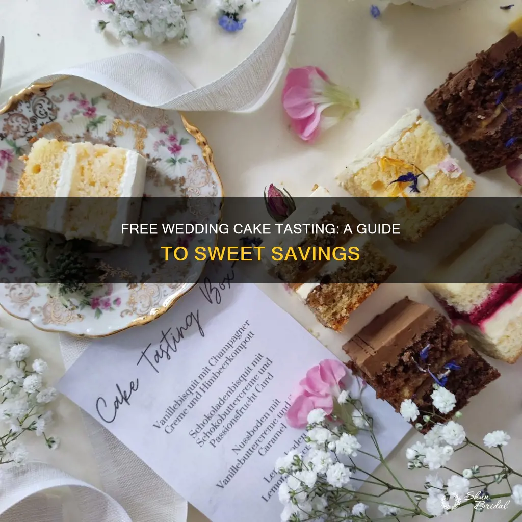 how to do wedding cake tasting free