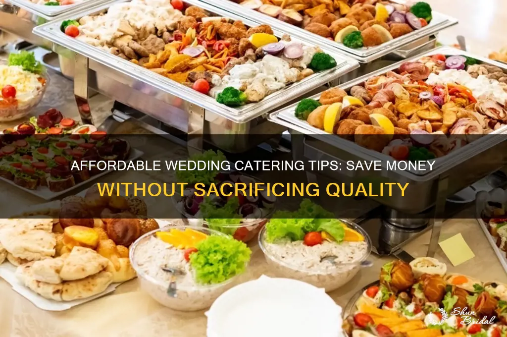how to do wedding catering cheap