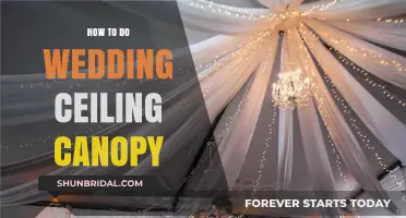 Elegant Wedding Ceiling Canopy: Step-by-Step DIY Guide for a Magical Look