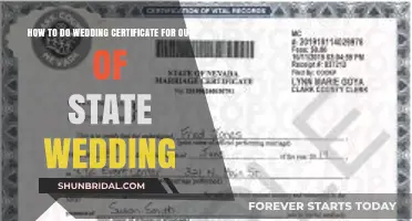 Out-of-State Wedding Certificate Guide: Simplify Your Legal Process