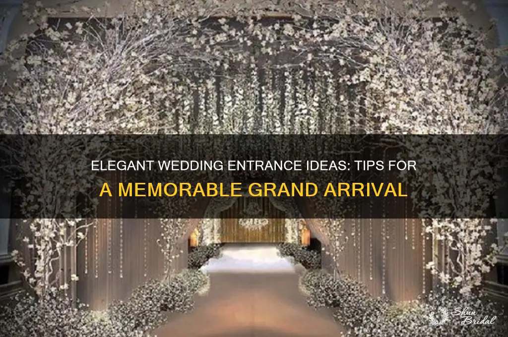how to do wedding entrance