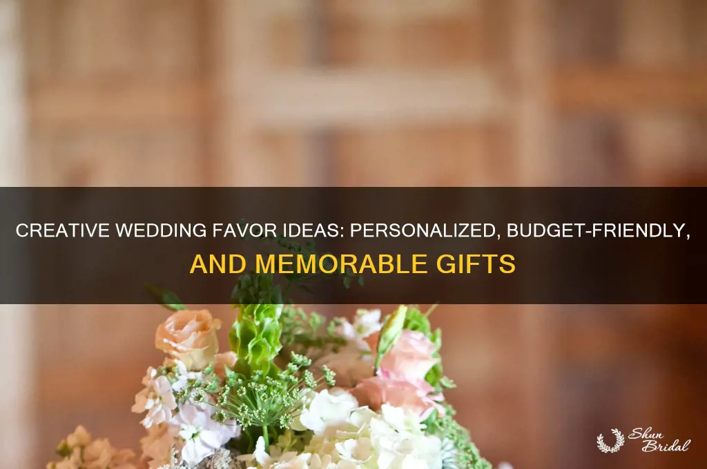 how to do wedding favors