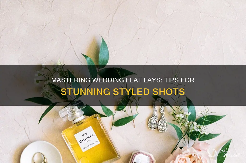 how to do wedding flat lays