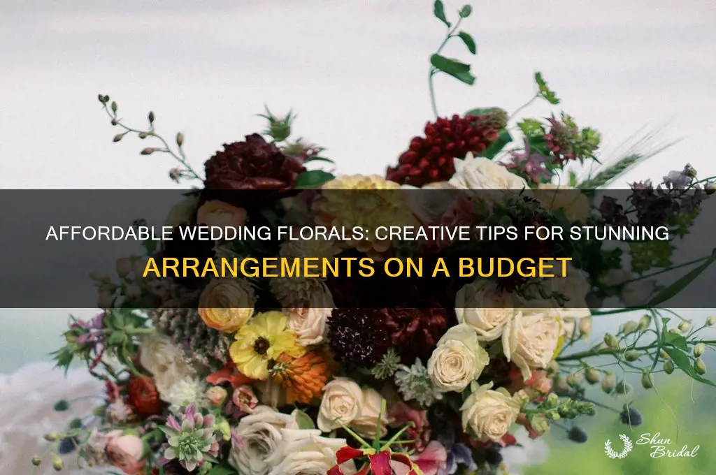 how to do wedding florals on a budget