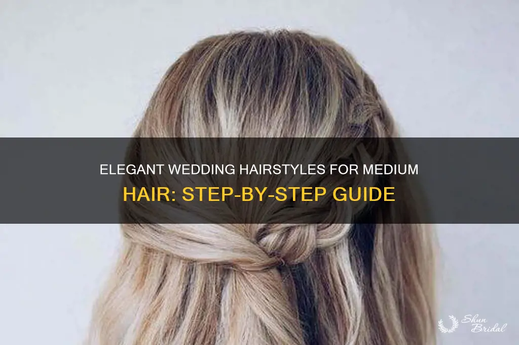 how to do wedding hairstyles for medium hair