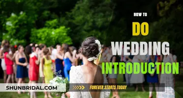 Mastering the Art of Wedding Introductions: A Step-by-Step Guide