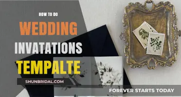Elegant DIY Wedding Invitation Templates: A Step-by-Step Guide